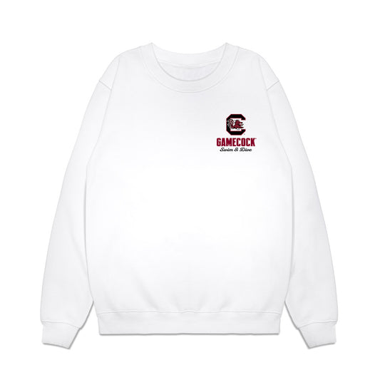 South Carolina - NCAA Women's Swimming & Diving : Sophie Verzyl - Collage Premium Crewneck Sweatshirt-0