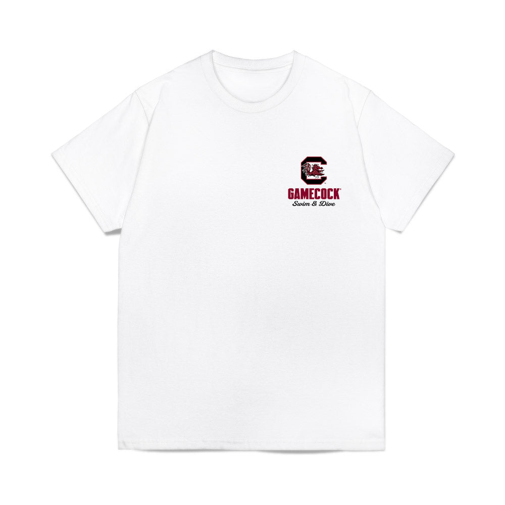 South Carolina - NCAA Women's Swimming & Diving : Sophie Verzyl - Collage Comfort Colors T-Shirt-0