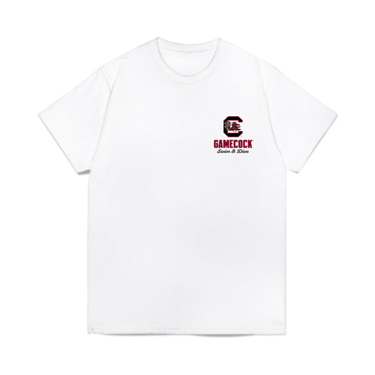 South Carolina - NCAA Women's Swimming & Diving : Sophie Verzyl - Collage Comfort Colors T-Shirt-0