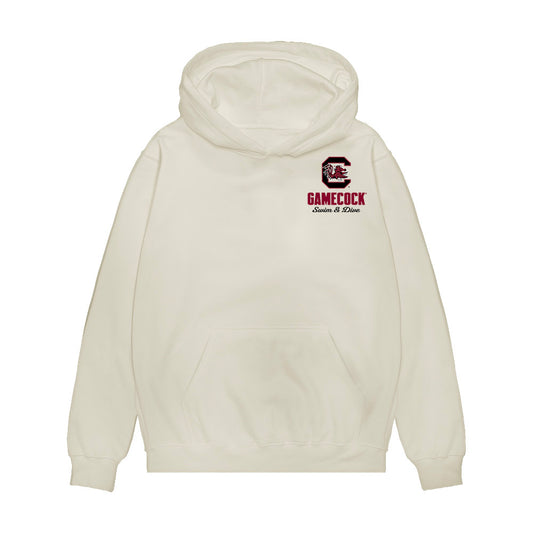 South Carolina - NCAA Women's Swimming & Diving : Sophie Verzyl - National Champion Caricature Premium Hooded Sweatshirt-0
