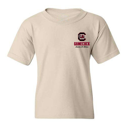 South Carolina - NCAA Women's Swimming & Diving : Sophie Verzyl - National Champion Caricature Youth T-Shirt-0