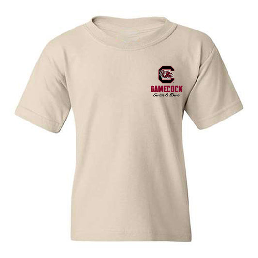 South Carolina - NCAA Women's Swimming & Diving : Sophie Verzyl - National Champion Caricature Youth T-Shirt-0