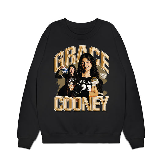 Oakland - NCAA Women's Volleyball : Grace Cooney - Collage Premium Crewneck Sweatshirt-0