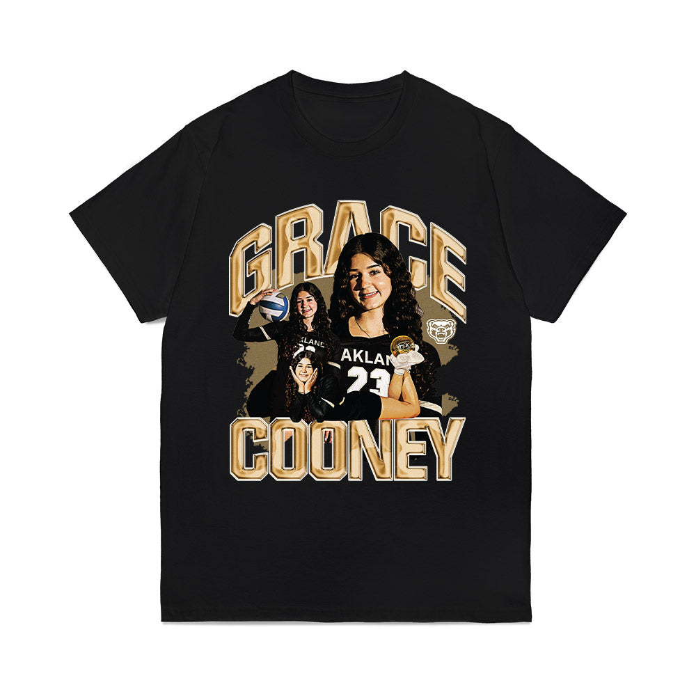 Oakland - NCAA Women's Volleyball : Grace Cooney - Collage Comfort Colors T-Shirt-0