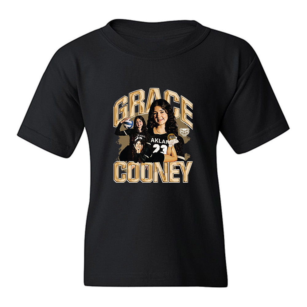 Oakland - NCAA Women's Volleyball : Grace Cooney - Collage Youth T-Shirt-0