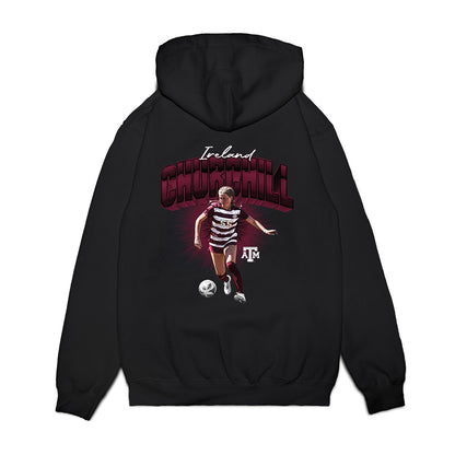 Texas A&M - NCAA Women's Soccer : Ireland Churchill - Collage Premium Hooded Sweatshirt-1