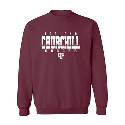 Texas A&M - NCAA Women's Soccer : Ireland Churchill - Classic Shersey Crewneck Sweatshirt-0