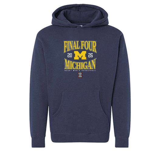Michigan - NCAA Men's Basketball : National Champions NCAA® March Madness® 2026 Heritage Hooded Pullover Sweatshirt-0