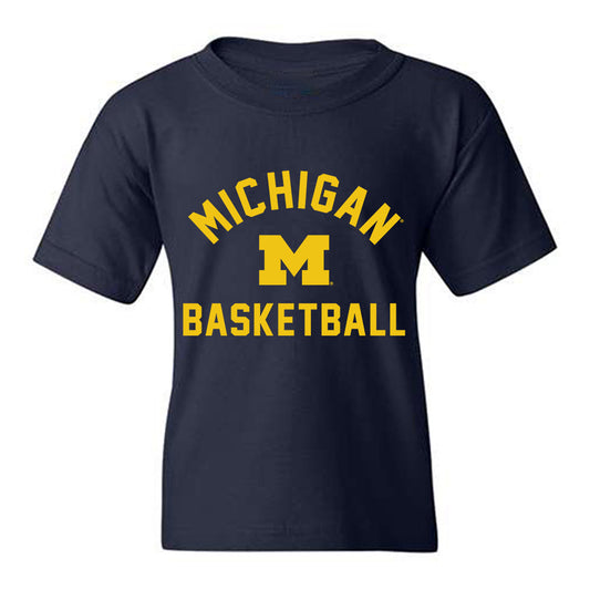 Michigan - NCAA Men's Basketball : Michigan Basketball Legacy Youth T-Shirt-0