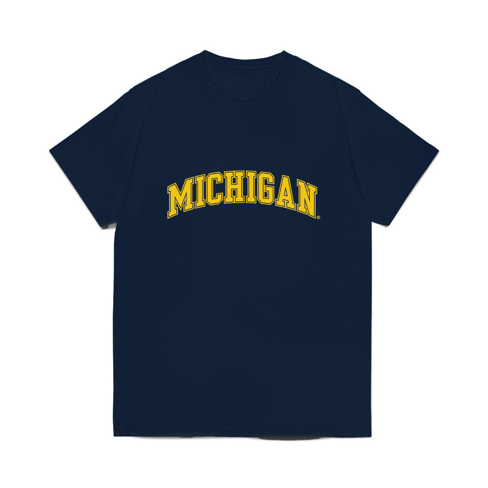 Michigan - NCAA Men's Basketball : Michigan Mark Comfort Colors T-Shirt-0