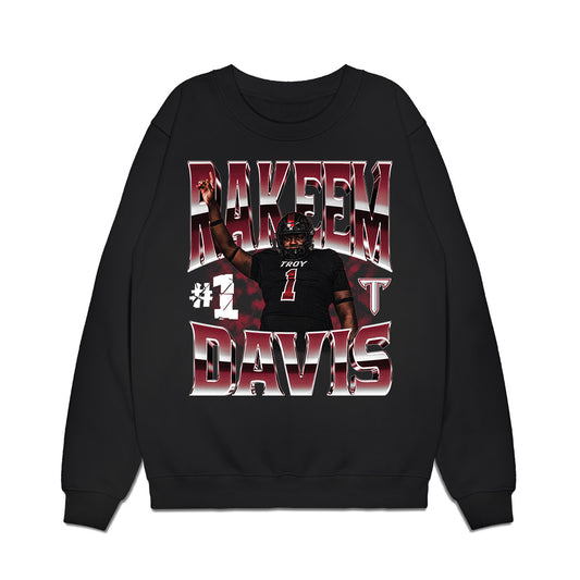 Troy - NCAA Football : RaKeem Davis - Collage Premium Crewneck Sweatshirt-0