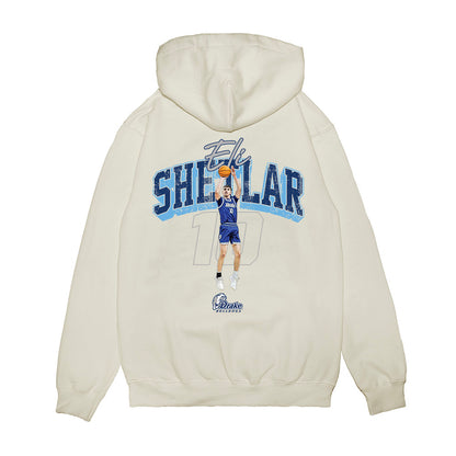 Drake - NCAA Mens Basketball : Eli Shetlar - Collage Premium Hooded Sweatshirt-1