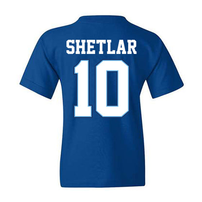 Drake - NCAA Men's Basketball : Eli Shetlar - Youth T-Shirt-1
