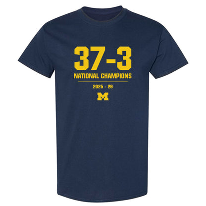 Michigan - NCAA Men's Basketball : Roster T-Shirt-0