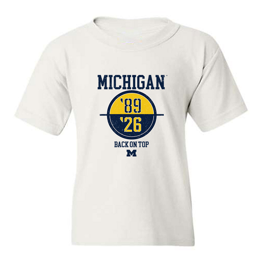 Michigan - NCAA Men's Basketball : Roster Youth T-Shirt-0
