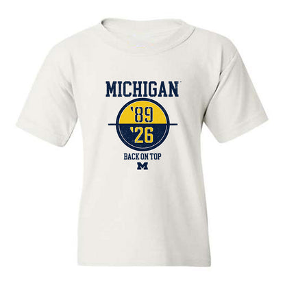 Michigan - NCAA Men's Basketball : Roster Youth T-Shirt-0