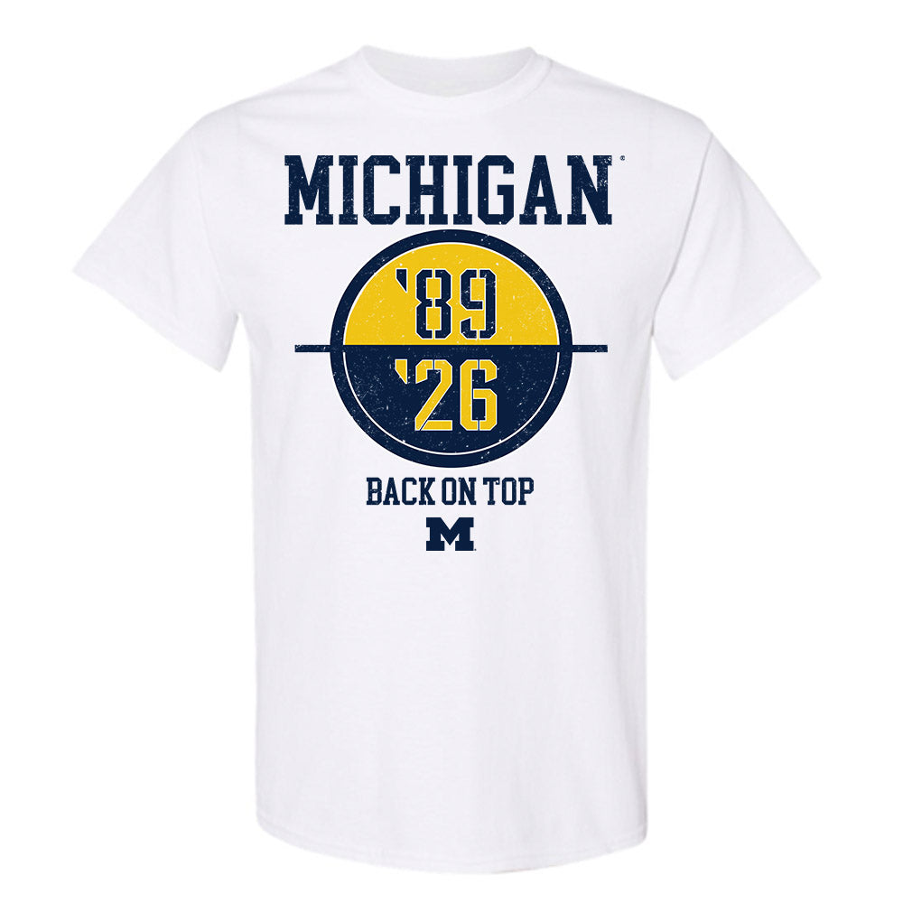 Michigan - NCAA Men's Basketball : Roster T-Shirt-0