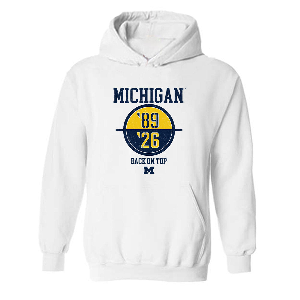 Michigan - NCAA Men's Basketball : Roster Hooded Sweatshirt-0
