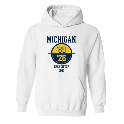 Michigan - NCAA Men's Basketball : Roster Hooded Sweatshirt-0