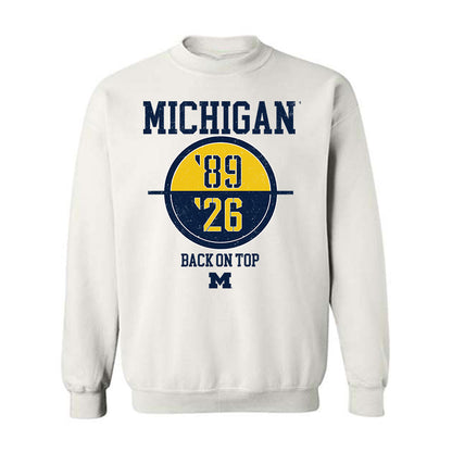 Michigan - NCAA Men's Basketball : Roster Crewneck Sweatshirt-0