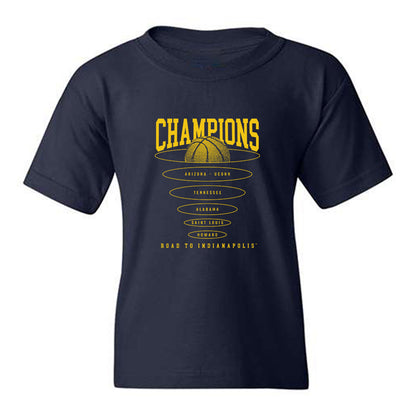 Michigan - NCAA Men's Basketball : Roster Youth T-Shirt-0