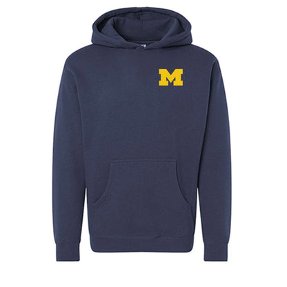 Michigan - NCAA Men's Basketball : National Champions NCAA® March Madness® Shock the World Hooded Pullover Sweatshirt-0