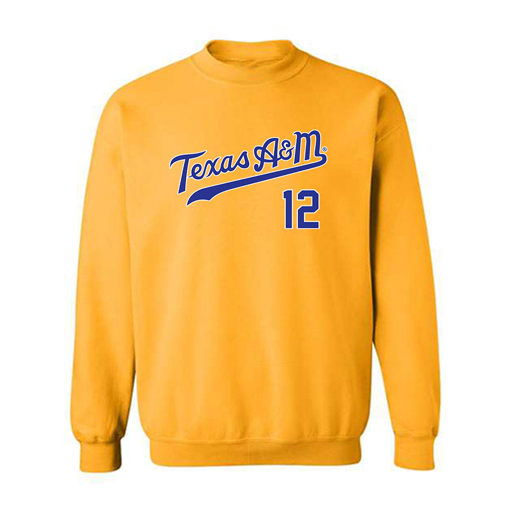 Texas A&M - NCAA Baseball : Classic Shersey Crewneck Sweatshirt-0