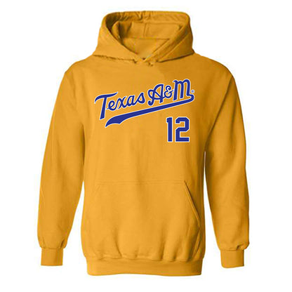 Texas A&M - NCAA Baseball : Classic Shersey Hooded Sweatshirt-0