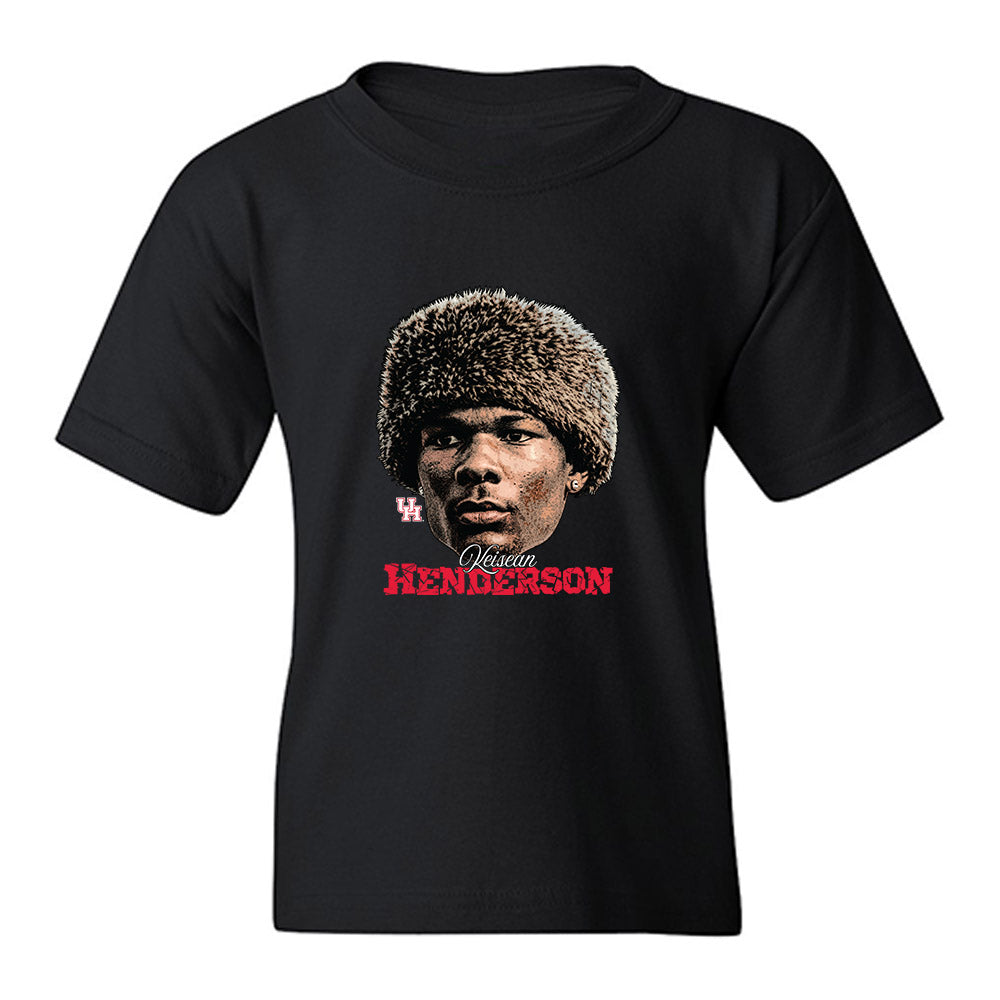 Houston - NCAA Football : Keisean Henderson - Game Face Youth T-Shirt-0