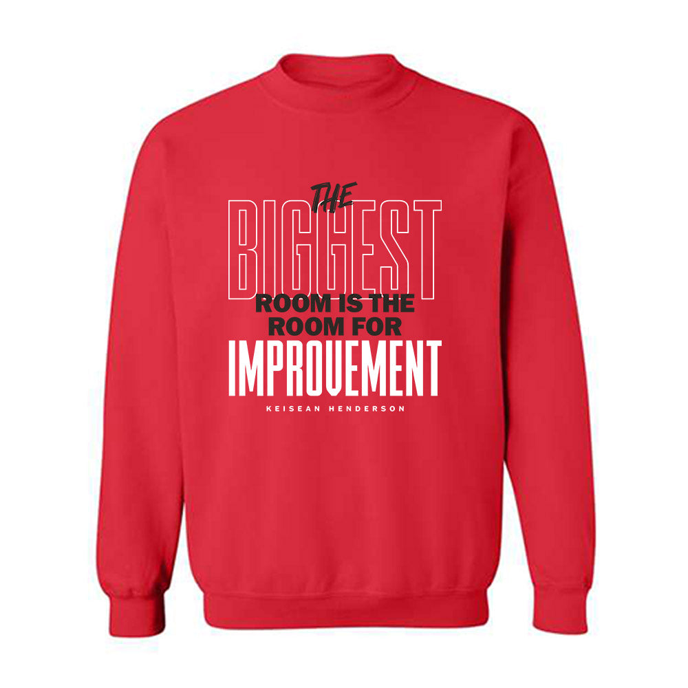 Houston - NCAA Football : Keisean Henderson - Graphic Crewneck Sweatshirt-0