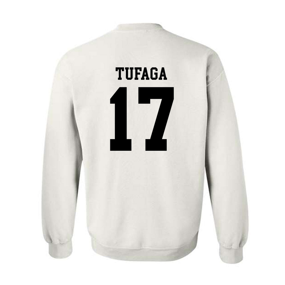 SDSU - NCAA Football : Kaimana Tufaga - Classic Shersey Crewneck Sweatshirt-1