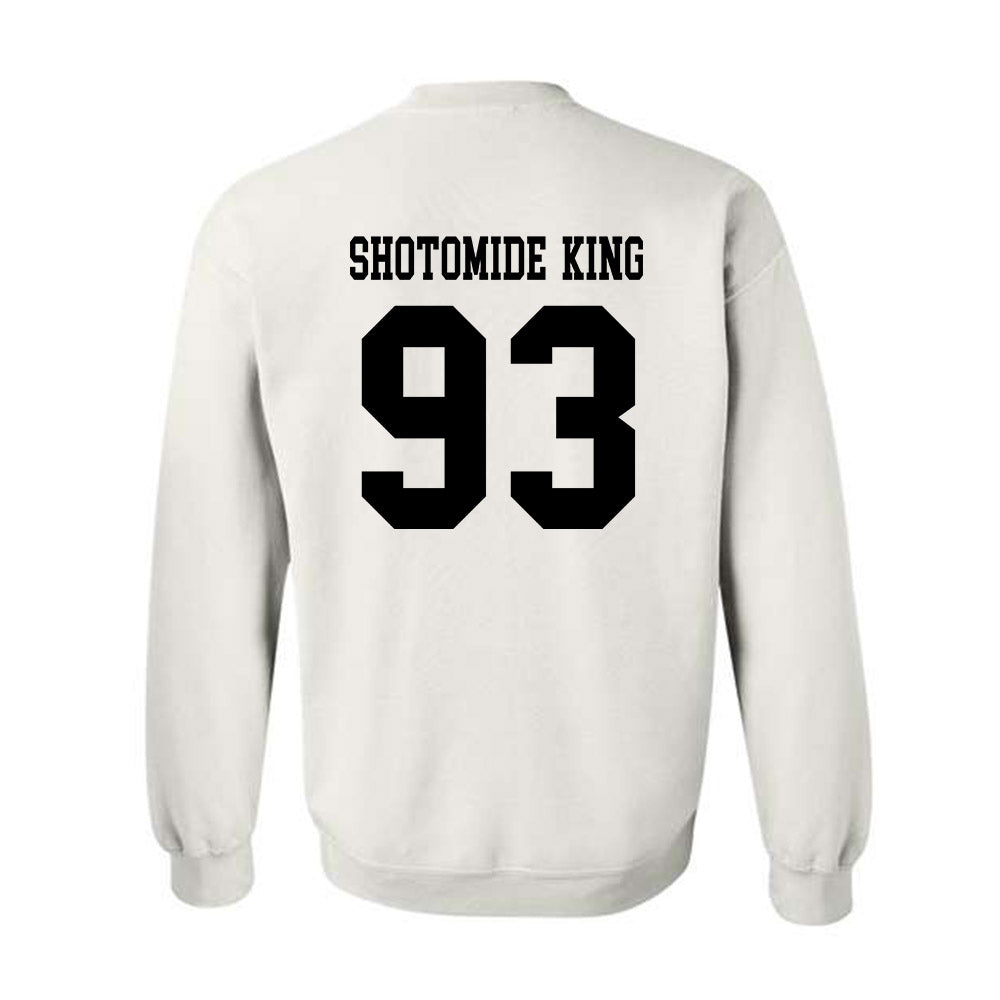 SDSU - NCAA Football : Ayo Shotomide-King - Classic Shersey Crewneck Sweatshirt-1