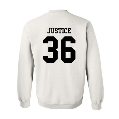 SDSU - NCAA Baseball : Zach Justice - Classic Shersey Crewneck Sweatshirt-1