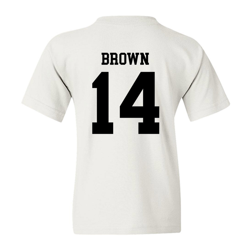 SDSU - NCAA Football : Donovan Brown - Classic Shersey Youth T-Shirt-1