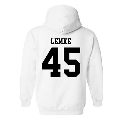 SDSU - NCAA Baseball : Simon Lemke - Classic Shersey Hooded Sweatshirt-1