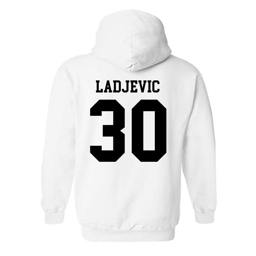 SDSU - NCAA Baseball : David Ladjevic - Classic Shersey Hooded Sweatshirt-1