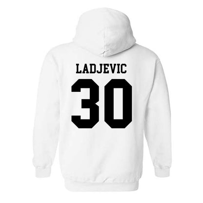 SDSU - NCAA Baseball : David Ladjevic - Classic Shersey Hooded Sweatshirt-1