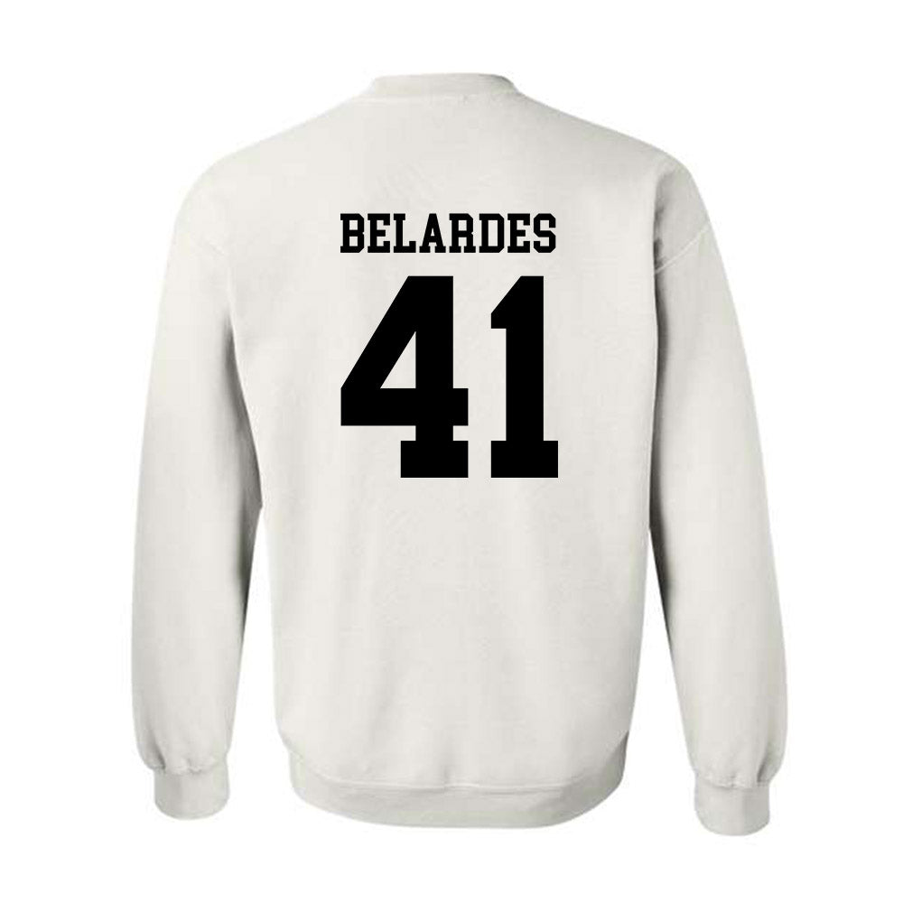 SDSU - NCAA Baseball : Alec Belardes - Classic Shersey Crewneck Sweatshirt-1