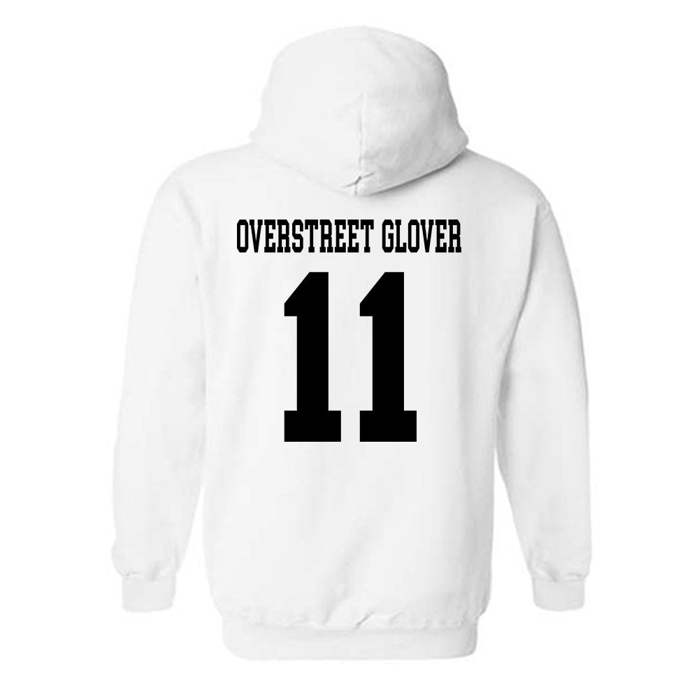 SDSU - NCAA Football : Deyhare Overstreet-Glover - Classic Shersey Hooded Sweatshirt-1