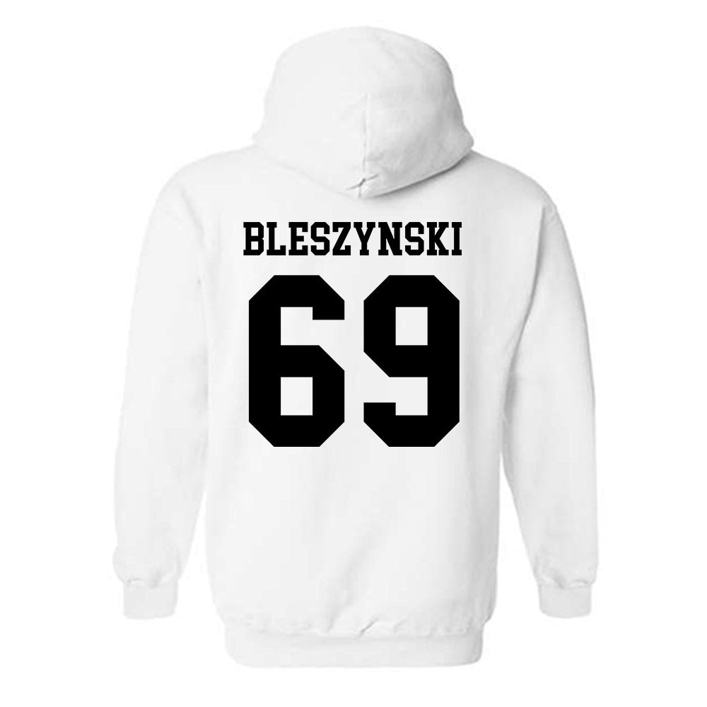 SDSU - NCAA Football : Alex Bleszynski - Classic Shersey Hooded Sweatshirt-1