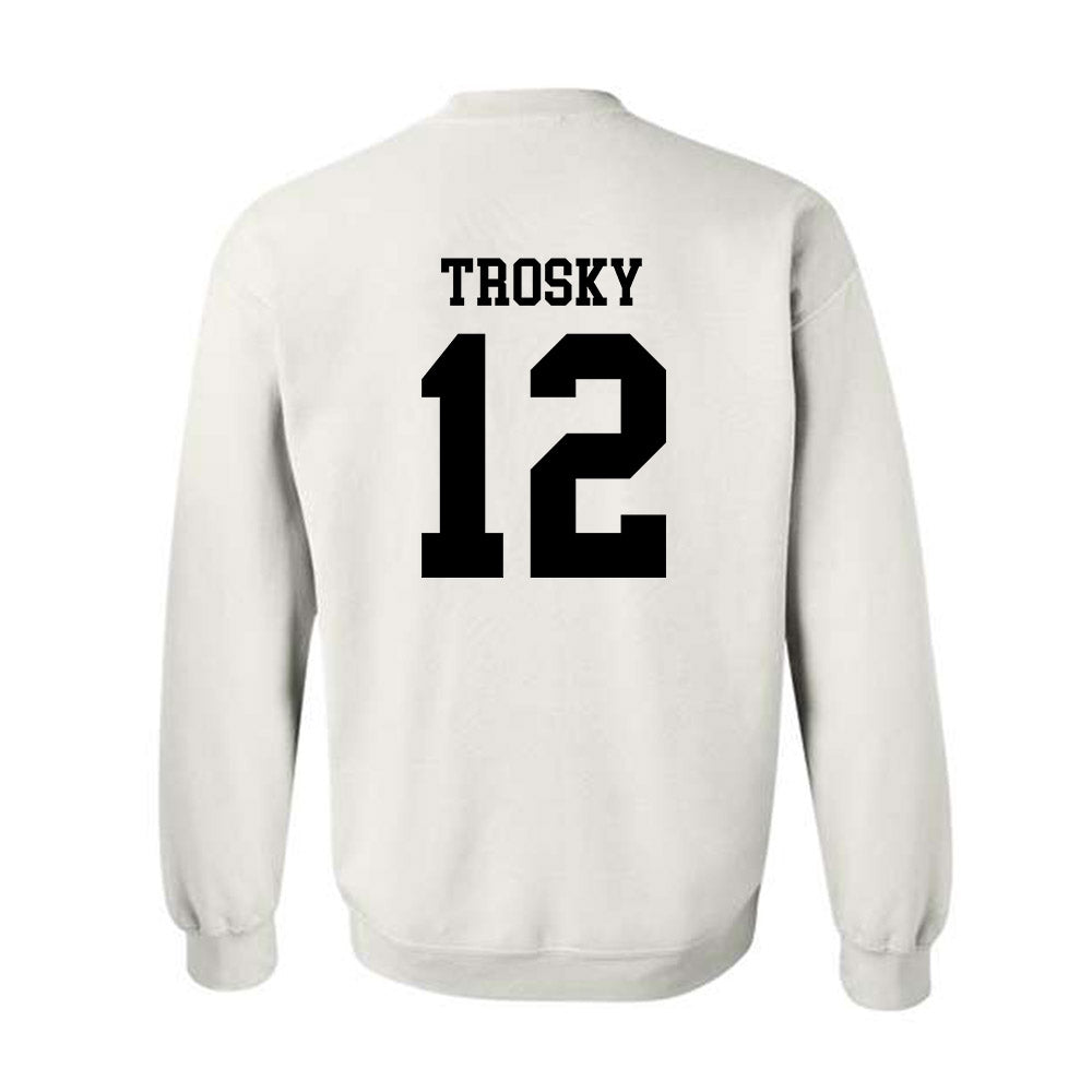 SDSU - NCAA Baseball : Jabin Trosky - Classic Shersey Crewneck Sweatshirt-1