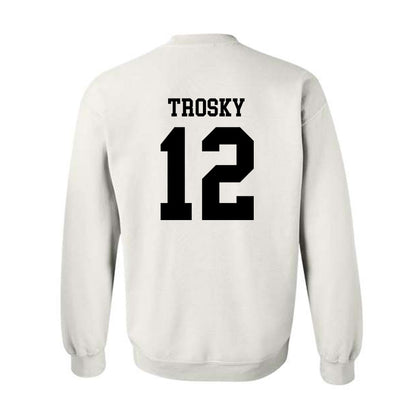 SDSU - NCAA Baseball : Jabin Trosky - Classic Shersey Crewneck Sweatshirt-1