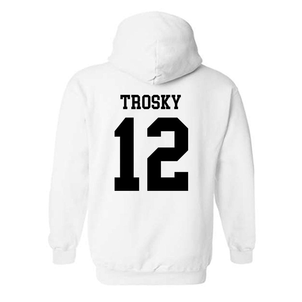 SDSU - NCAA Baseball : Jabin Trosky - Classic Shersey Hooded Sweatshirt-1