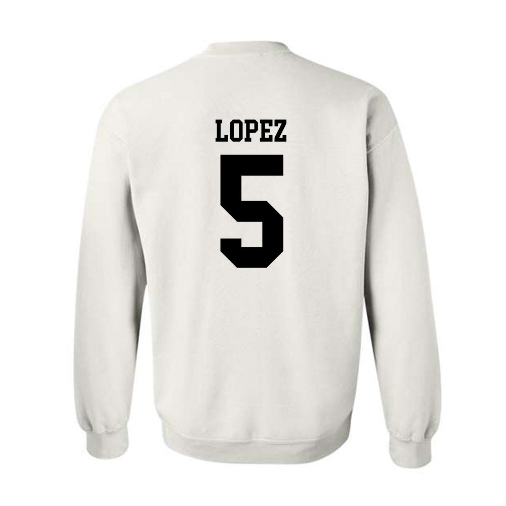 SDSU - NCAA Baseball : Nate Lopez - Classic Shersey Crewneck Sweatshirt-1