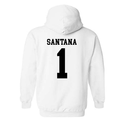 SDSU - NCAA Baseball : Dawson Santana - Classic Shersey Hooded Sweatshirt-1