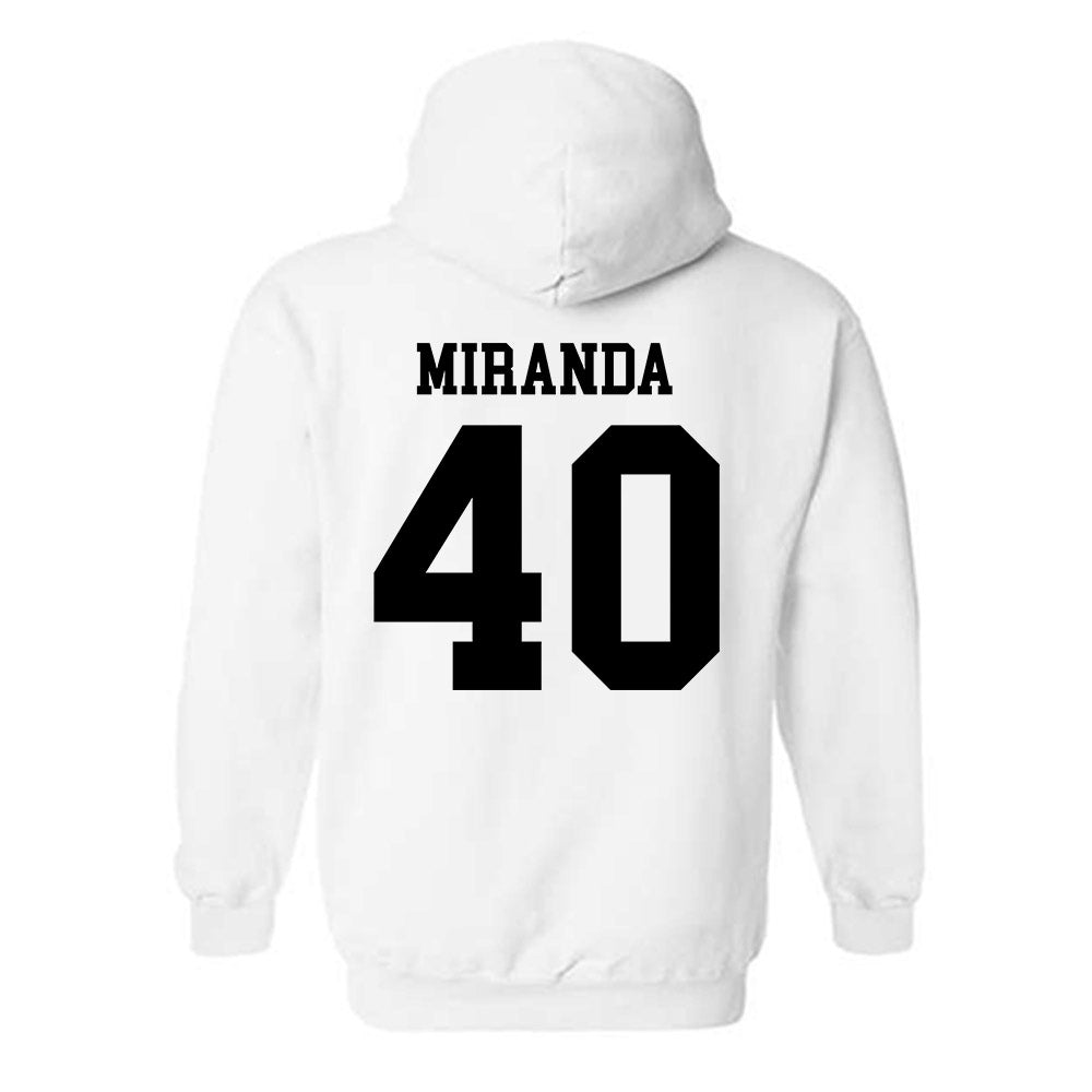 SDSU - NCAA Baseball : Evan Miranda - Classic Shersey Hooded Sweatshirt-1