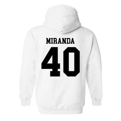 SDSU - NCAA Baseball : Evan Miranda - Classic Shersey Hooded Sweatshirt-1