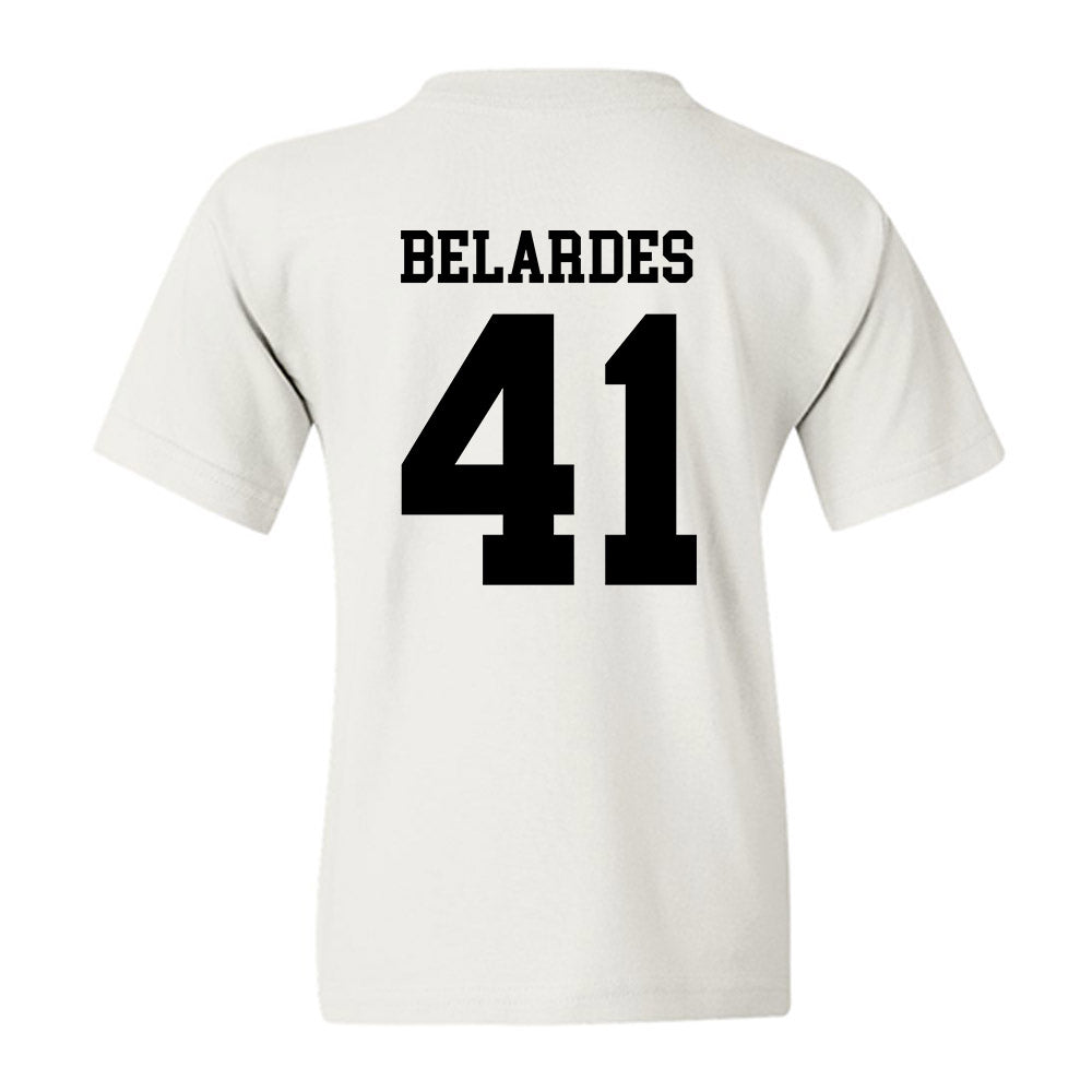 SDSU - NCAA Baseball : Alec Belardes - Classic Shersey Youth T-Shirt-1