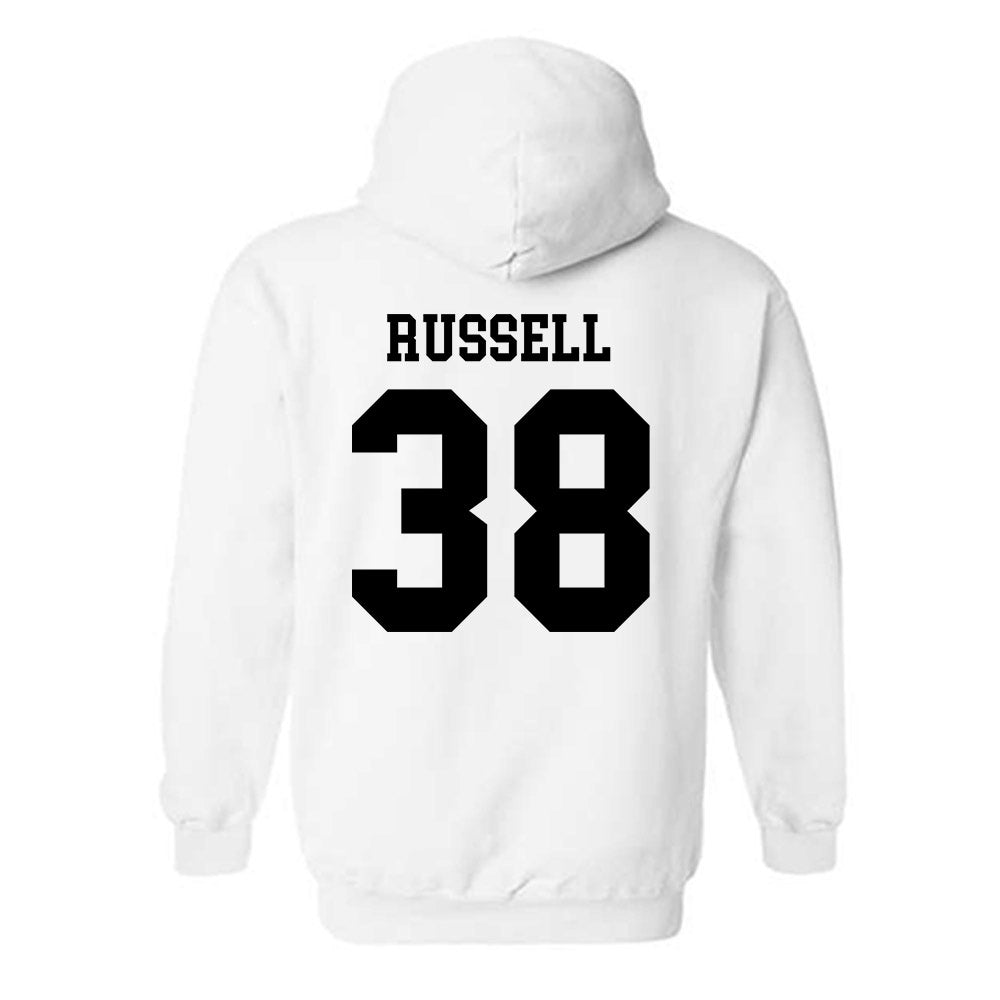 SDSU - NCAA Baseball : Aidan Russell - Classic Shersey Hooded Sweatshirt-1