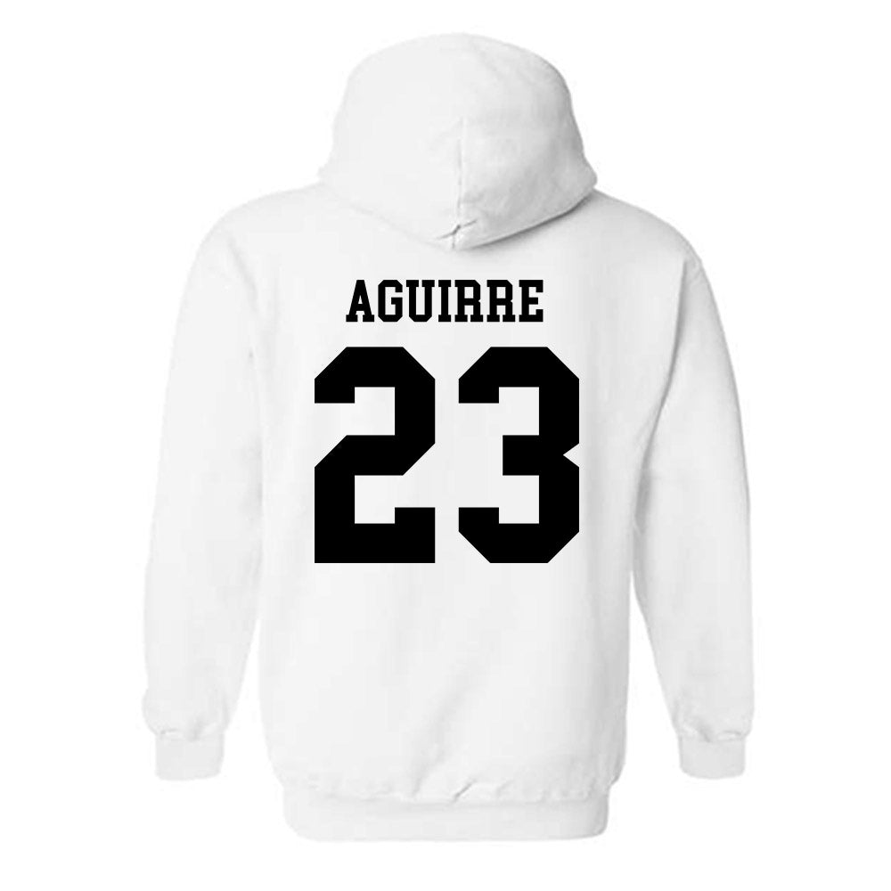 SDSU - NCAA Men's Soccer : Giovanni Aguirre - Classic Shersey Hooded Sweatshirt-1